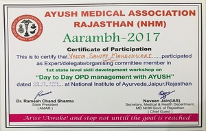 Certificates-of-yoga-ayurveda-Dr-sanjay-maheshwari-Udaipur-Rajasthan-India